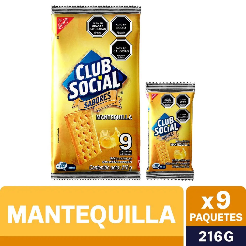 Snack Club Social Mantequilla